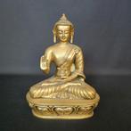 Medicijn boeddha beeld – brons – 24cm hoog – india, Ophalen of Verzenden, Nieuw