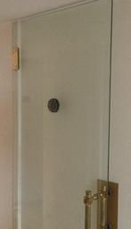 Glazen tochtdeur / deur glas 219 x 88,7 cm., Ophalen, Gebruikt, 80 tot 100 cm, Binnendeur