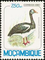 MOZAMBIQUE 2 - Dieren: vogels (spoorwiekgans), Ophalen of Verzenden, Postfris, Dier of Natuur