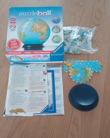 Ravensburger Puzzleball Wereldbol 15cm doorsnee beschikbaar voor biedingen