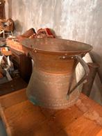 Antieke Koperen Kan 2 stuks, Ophalen of Verzenden, Koper