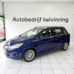 Ford Grand C-Max 1.0 Titanium 7p Bovag Garantie, Auto's, Voorwielaandrijving, Blauw, 7 stoelen, Origineel Nederlands