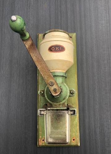Antiek / Keuken : oude OKI koffiemolen beschikbaar voor biedingen