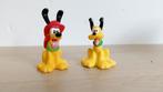 2 Disney poppetjes Pluto, Ophalen of Verzenden, Zo goed als nieuw