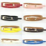 Vrouwen riem (dunne skinny dames riempjes leren gekleurde), Overige kleuren, 100 cm of meer, Verzenden, Nieuw