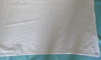 Vintage lapje stof wit seersucker 1, 30 tot 120 cm, 30 tot 200 cm, Ophalen of Verzenden, Wit