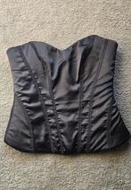 Zwarte Body of Korset M/L, Kleding | Dames, Ondergoed en Lingerie, Onbekend, Ophalen of Verzenden, Zwart, Body of Korset
