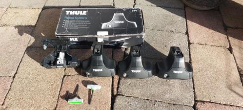 Thule Rapid voetset System 754, Auto diversen, Dakdragers, Gebruikt, Ophalen of Verzenden