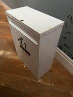 Witte Brievenbus - Stevig en Functioneel, Tuin en Terras, Brievenbussen, Ophalen, Gebruikt, Staal, Wandbrievenbus