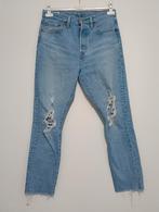Levi's 501 Skinny Jeans met Gaten, Kleding | Dames, Spijkerbroeken en Jeans, Blauw, Ophalen of Verzenden, W28 - W29 (confectie 36)