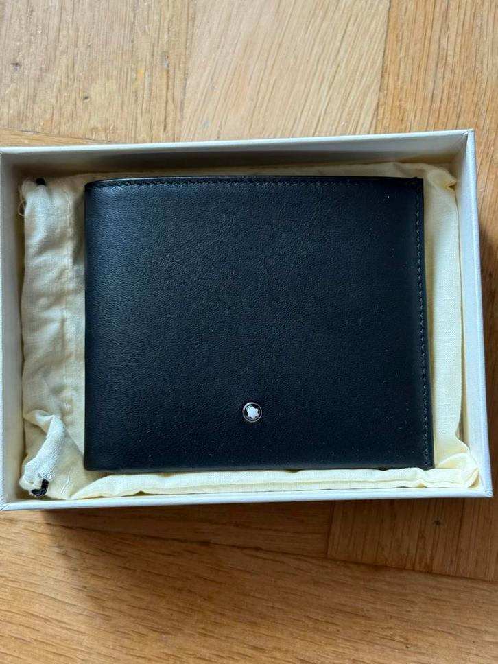 Montblanc portemonnee nieuw in doos – €250, Sieraden, Tassen en Uiterlijk, Portemonnees, Nieuw, Zwart, Ophalen of Verzenden