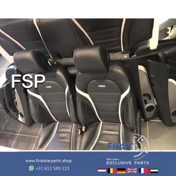 C63 AMG stoelen leer Mercedes C Klasse 2019 interieur 63 Edi