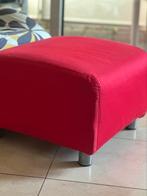 Poef hocker, Ophalen of Verzenden, Zo goed als nieuw, Vierkant, 50 tot 75 cm