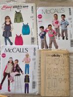 Verschillende kinder kleding naaipatronen McCall's, Simplici, Hobby en Vrije tijd, Kledingpatronen, Nieuw, Ophalen of Verzenden