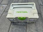 Festtool DTS400 EQ plus met opbergbox, Doe-het-zelf en Verbouw, Ophalen of Verzenden, Gebruikt, 1200 watt of meer, Excentrische schuurmachine