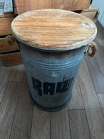 RAW Prullenbak / opslagton, Ophalen, Zo goed als nieuw, Rond