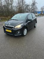 Peugeot 108 1.0 12V E-vti 68PK 5DR 2016 Zwart, Auto's, 933 kg, Origineel Nederlands, Te koop, Benzine