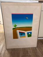 Harrie Gerritz 'De Vrije Vlucht' Zeefdruk, Ophalen of Verzenden