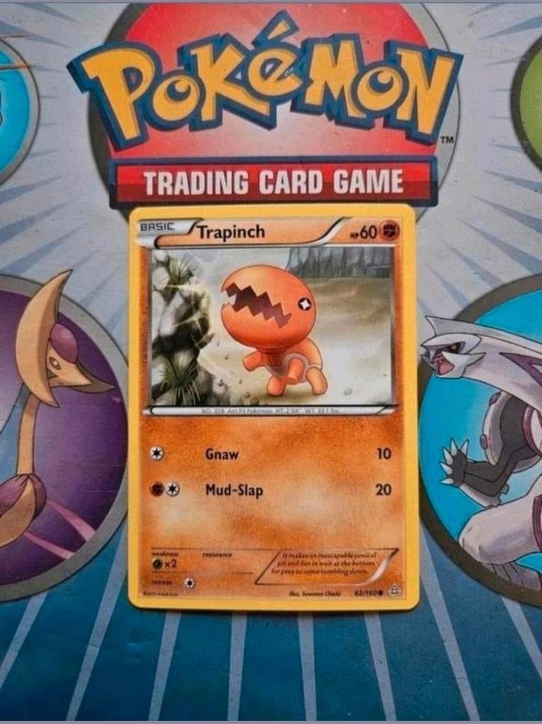 Trapinch 82/160 XY Primal Clash pokemon kaart, Ophalen of Verzenden, Zo goed als nieuw, Losse kaart