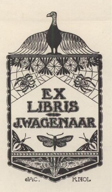 1019 Ex Libris Nederland : Jac. B. Knol, z.j. beschikbaar voor biedingen