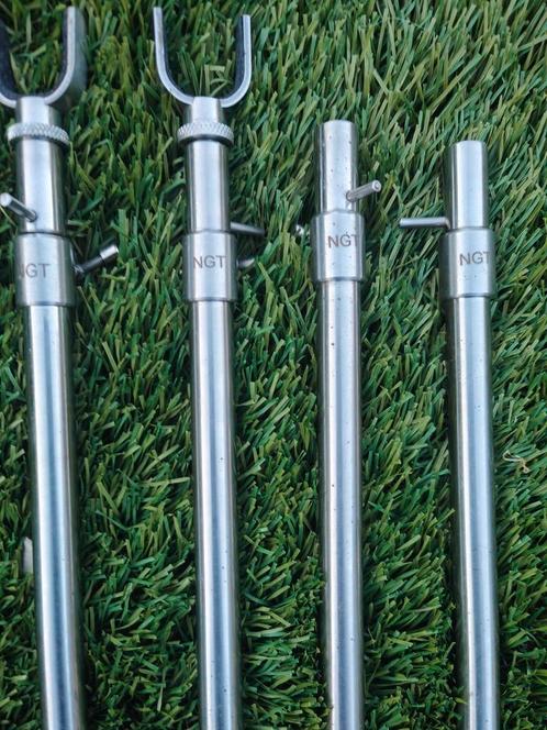 NGT Bankstick setje 50cm, Watersport en Boten, Hengelsport | Karpervissen, Gebruikt, Overige typen, Ophalen of Verzenden