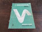 Honda CB500 CB500K0 CB500K1 parts list, Motoren, Ophalen of Verzenden, Honda