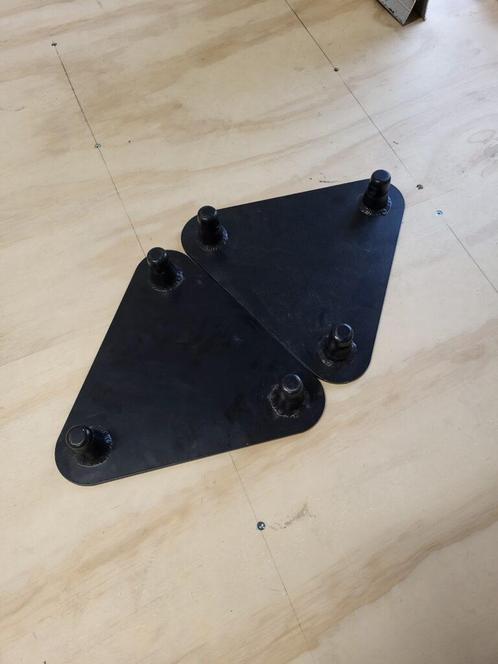 x30d baseplates zwart 2 stuks, Muziek en Instrumenten, Licht en Laser, Zo goed als nieuw, Licht, Ophalen of Verzenden