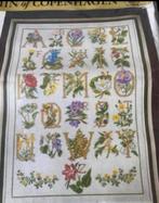 BORDUURPAKKET PERMIN OF COPENHAGEN FLOWERS ABC, Hobby en Vrije tijd, Borduren en Borduurmachines, Verzenden, Nieuw, Handborduren
