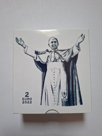 Vaticaan 2 Euro "Paus Paulus VI" 2022 Proof beschikbaar voor biedingen