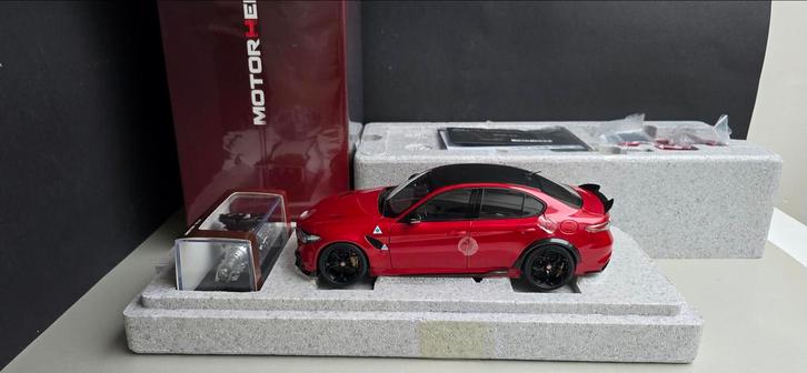 Alfa Romeo Giulia GTA 1:18 Motorhelix Nieuw!, Hobby en Vrije tijd, Modelauto's | 1:18, Nieuw, Auto, Overige merken, Ophalen of Verzenden