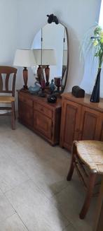 Tekoop eiken 2 persoons bed commode kastje  nacht kasjes en2, Huis en Inrichting, Ophalen, Eenpersoons, Hout, 90 cm