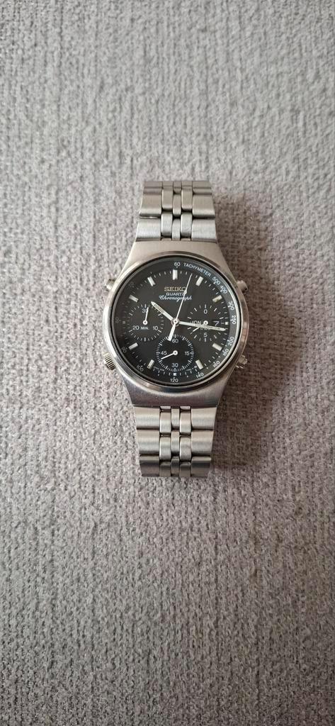 Seiko Quartz Chronograaf horloge - Collectors Item!, Sieraden, Tassen en Uiterlijk, Horloges | Heren, Gebruikt, Polshorloge, Seiko