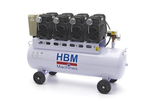 HBM LOW NOISE compressor 120 Liter | KOOP OP REKENING *TIP*, Doe-het-zelf en Verbouw, Compressors, Nieuw, 6 tot 10 bar, Minder dan 25 liter