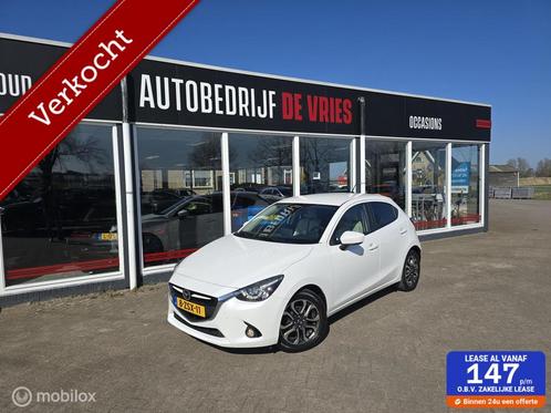 Mazda 2 1.5 Skyactiv-G GT-M Full Options Leder/HUD/Stoelverw, Auto's, Mazda, Bedrijf, ABS, Airbags, Airconditioning, Alarm, Bluetooth