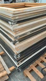 Houten Vensters en Profiel Stijlen, Doe-het-zelf en Verbouw, Kozijnen en Schuifpuien, Gebruikt, Overige typen, 75 tot 150 cm, Hout