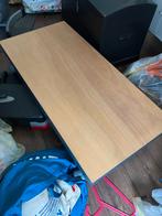 Mooie, robuuste salontafel op grote zwenkwielen met rem, Ophalen, Gebruikt, Overige materialen, 100 tot 150 cm