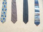 Merk stropdassen in zijde en polyester €1,00 per stuk, Met patroon, Ophalen of Verzenden, Zo goed als nieuw, Overige kleuren