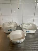 Vintage Pyroflam ovenschalen set met deksels, Ophalen, Zo goed als nieuw