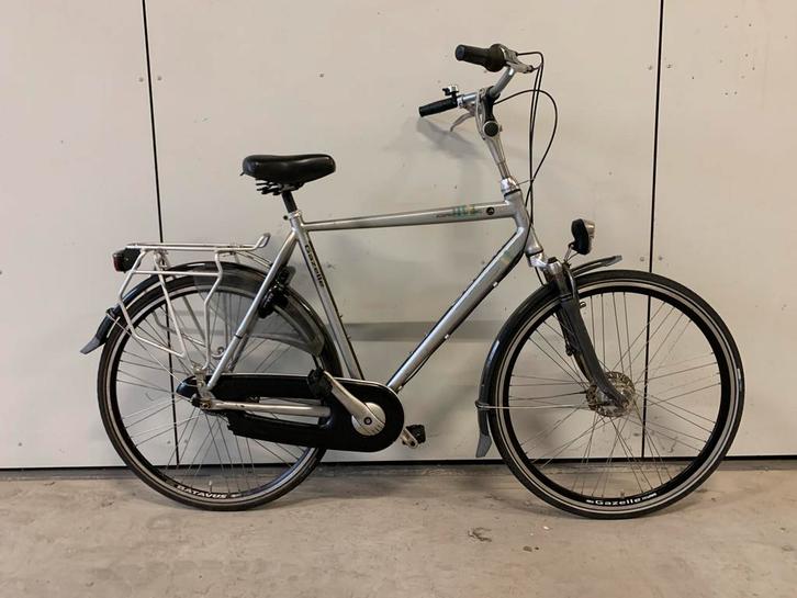 Gazelle Orange Heren , 59CM, Fietsen en Brommers, Fietsen | Dames | Damesfietsen, Zo goed als nieuw, Gazelle, Versnellingen, 56 cm of meer
