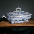 Saint Amand Hamage Legumière Régence Blauw Art Nouveau, Antiek en Kunst, Ophalen of Verzenden