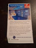Thermen Bad Nieuweschans 2e persoon 50% korting, Tickets en Kaartjes, Drie personen of meer, Kortingsbon, Spa of Sauna