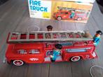 Leuke jaren 70 blikken brandweerauto mf 718,, Antiek en Kunst, Antiek | Speelgoed, Ophalen of Verzenden