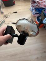 Leuk plafondlampje met rookglas en lichtbron, Ophalen of Verzenden, Zo goed als nieuw