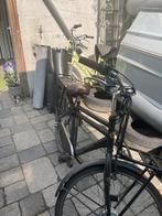 Elektrische heren transporter fiets zwart, Fietsen en Brommers, Fietsen | Heren | Herenfietsen, Ophalen of Verzenden, Zo goed als nieuw