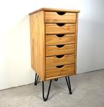 Ladekastje op hairpinpootjes, Scandinavische stijl, Minder dan 50 cm, 5 laden of meer, Scandinavisch, Ophalen of Verzenden