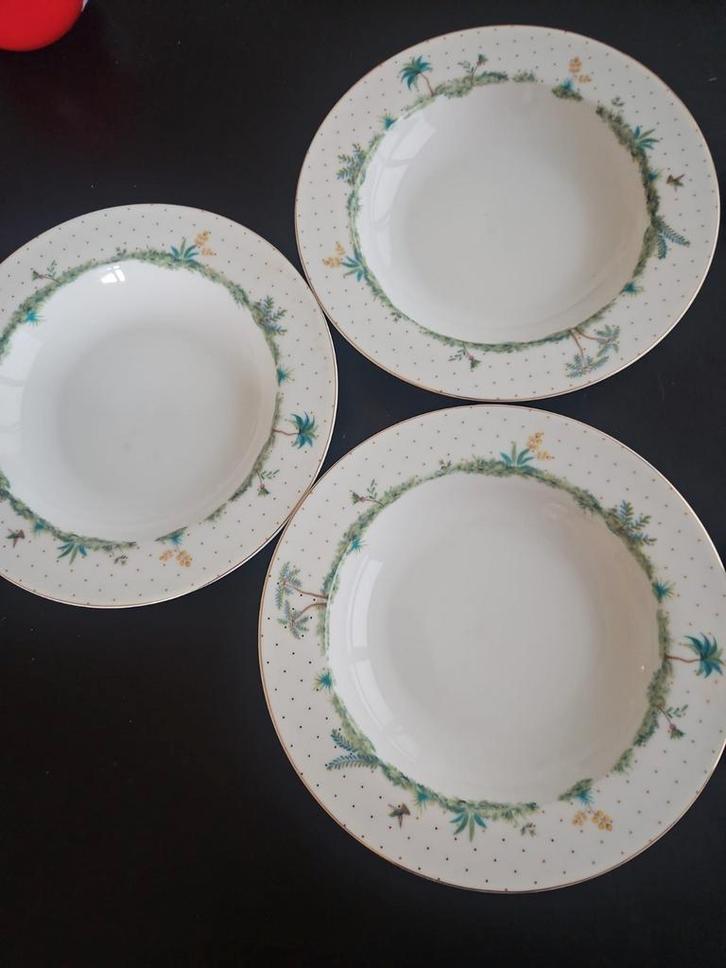 3x Pip Studio diepe borden – Jolie Dots Gold 21,5 cm – NIEUW, Huis en Inrichting, Keuken | Servies, Nieuw, Bord(en), Overige stijlen