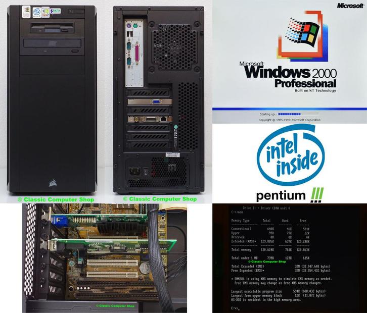Windows 2000 workstation legacy application PC, Computers en Software, Overige Computers en Software, Refurbished, Verzenden