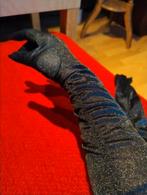 Lange gala handschoenen, Ophalen of Verzenden, Zo goed als nieuw, Zwart, Overige typen