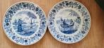 Delftsblauwe sierborden, Antiek en Kunst, Antiek | Wandborden en Tegels, Ophalen of Verzenden