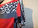 Joseph Ribkoff stretch tuniek abstract opening mouw D42, Overige kleuren, Verzenden, Maat 42/44 (L), Joseph Ribkoff